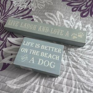 Decorative Wooden Signs with Inspirational Quotes